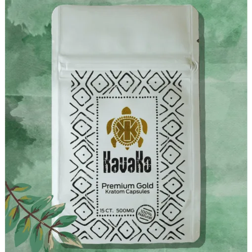 Gold Maeng Da Capsules - Kavako Kratom Gold Maeng Da Capsules