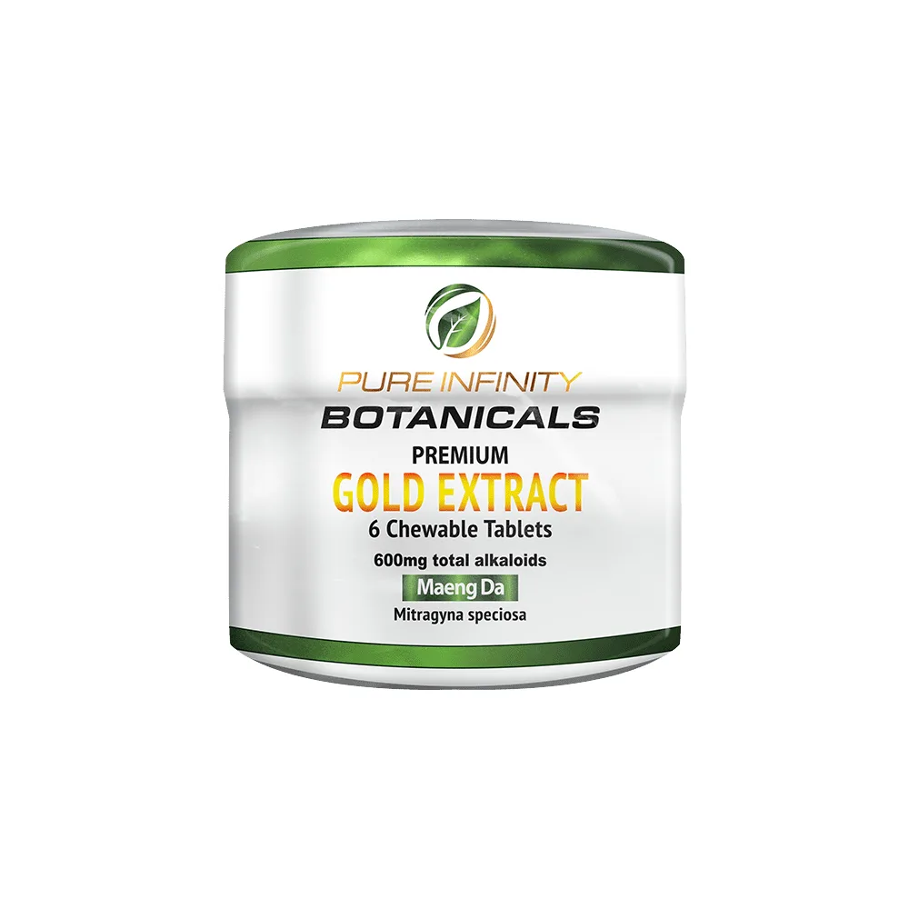 Chewable Gold Kratom Extract Tablets